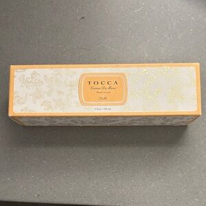 Tocca Stella Hand Cream with Orange and Cream Design